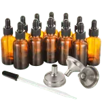 amber bottles and tincture supplies