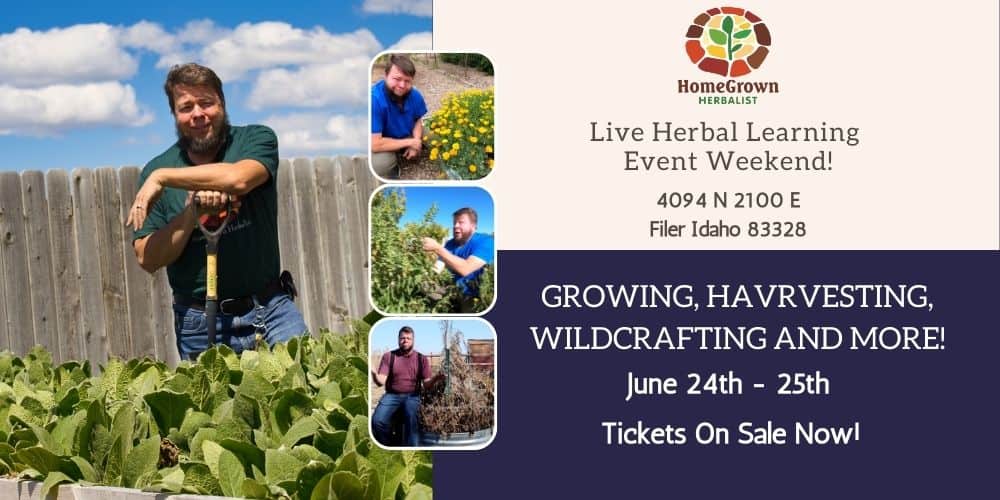 live herbal learning event in idaho 2022