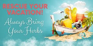 save your summer vacation! Bring your herbs with you