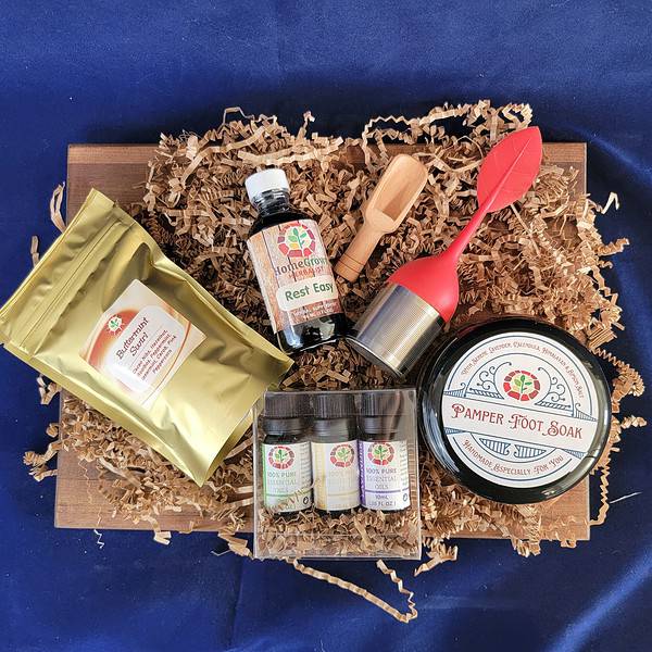 especially for her holiday herbal gift set for Christmas